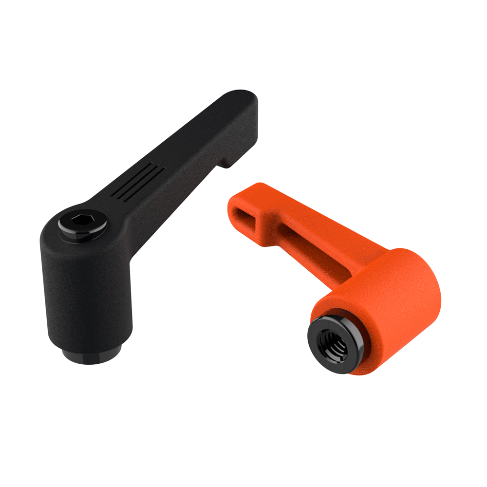 Adjustable clamping levers*