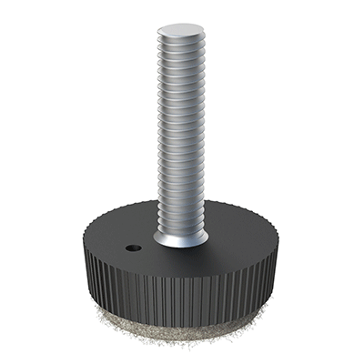 Adjustable feet with FELT* Adjustable feet with FELT*