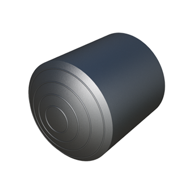 External rubber ferrule for round tube