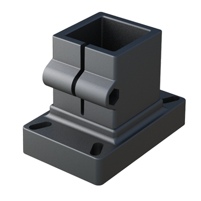 Perpendicular to surface tube connector JAAAC