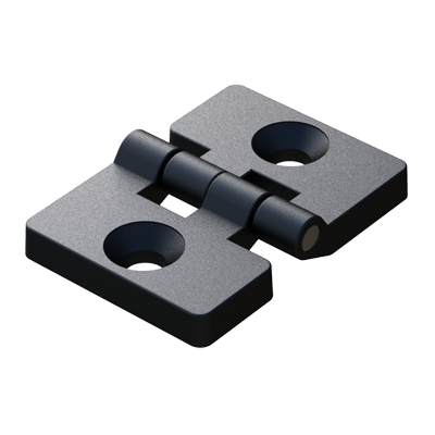 The wide range of <b>countersunk screw fixing hinges</b> includes thicknesses from 4mm to 10mm. They have applications in various sectors, such as machinery protection, joining of metal profiles, carpentry, furniture, etc. and have been designed to provide resistance and functionality to the opening and closing mechanisms, without losing sight of the aesthetics.<br>
<br>
* The <b>maximum angle of rotation of these hinges is 270º</b>, which allows the doors or windows to be adjusted as much as possible without excessively forcing their closure. Models with lower turning angles are also available.
<br>
* The <b>hinges</b> are made of PA630% GF (<b>Nylon 6 reinforced with 30% fiberglass</b>) and the <b>pin</b> is in <b>stainless steel</b>.
<br>
* On request they can be <b>supplied personalized with your logo</b>.
<br>
* The maximum working resistance (Weight Kgs.) Is a <b>value obtained from an approved external laboratory</b>.