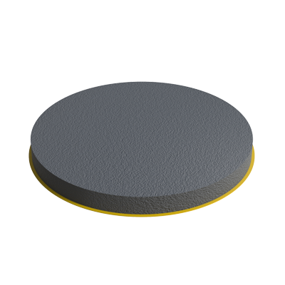 Our Adhesive Round Glide has a soft feel, provides a great anti-slip behavior and is a good absorber to noise and shock. It is manufactured in <b>EPDM</b> and in the <b>more economical EVA</b>. Among its possible applications, it stands out as a base for adjustable feet (measurements can be determined by checking the diameter of both the adhesive and the foot), as protector in phases of superficial coatings such as sand blasting, protection for valve flanges, anti-skid bumpers, etc.<br/>
<br/>
Custom sizes and materials are available upon request, please consult us if interested.