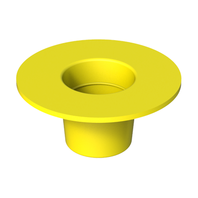 Tapered plug - tapered cap with flange