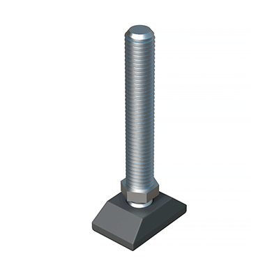The hex nut of the adjustable foot allows easier fitting.The part can be moved in an angle of 23º to 31º. If you want the part without the hex nut, please visit LHVKB.