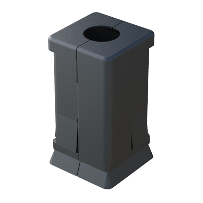 Straight connector for square tubes LJEE