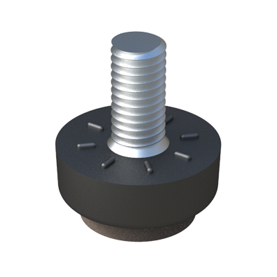 Our adjustable foot is available without felted base (and in M6 size), please visit our family LK.