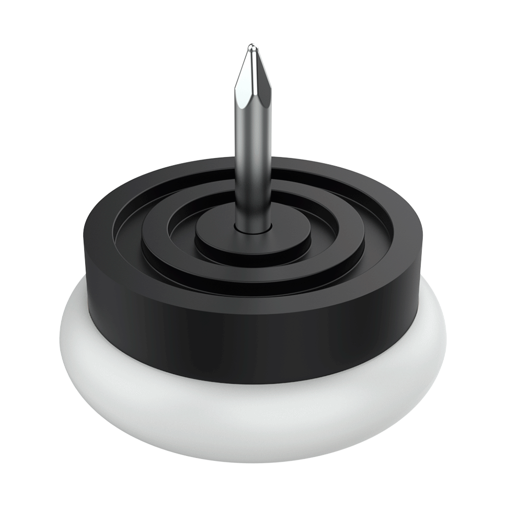 Round glide with nail LQSU