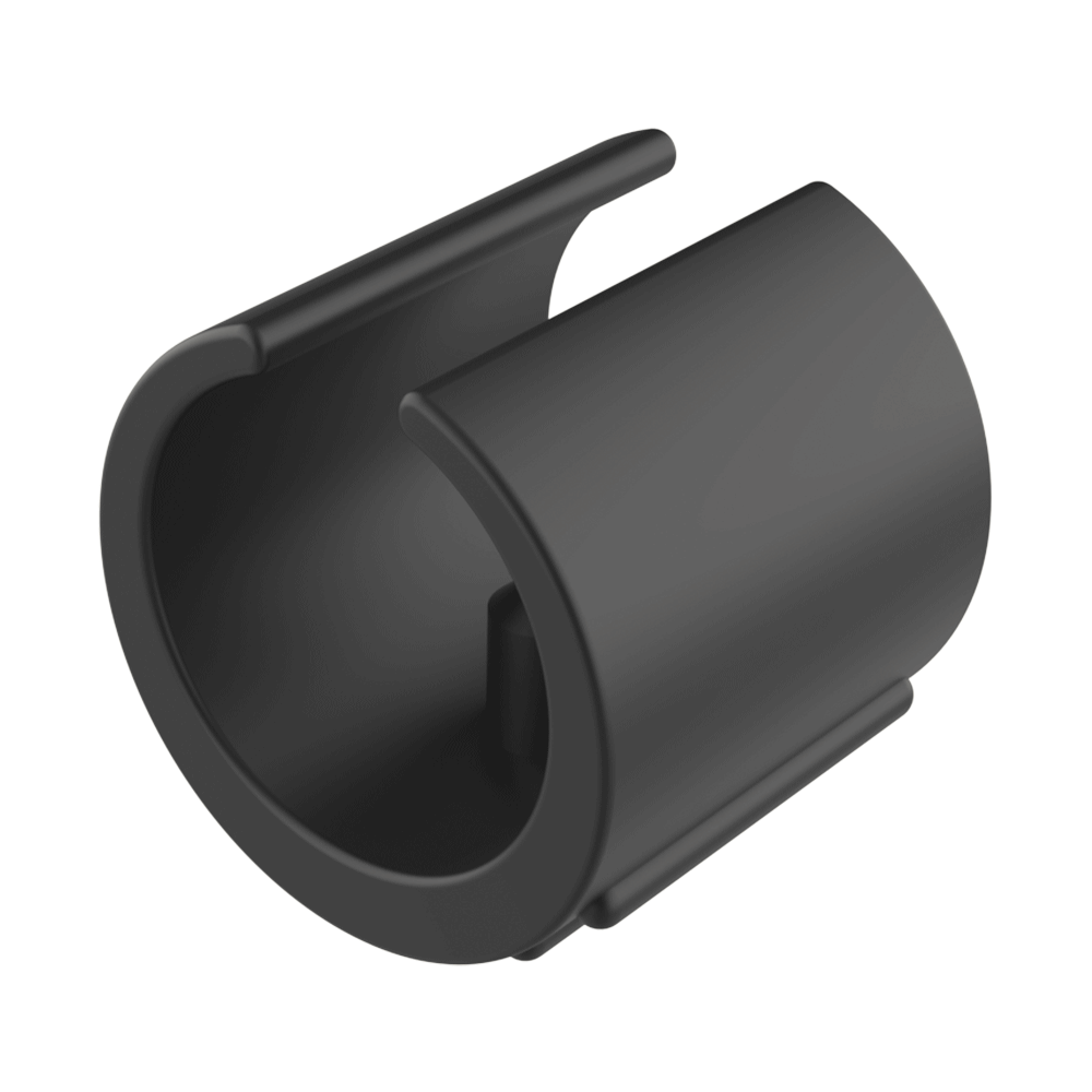 Our saddle foot for round tubes is ideal for metal leg chairs. It is snapped into place and locked by means of its snap-in peg system that avoids the movement of the bumper once fixed. The part is available witout peg, please visit LWSP.