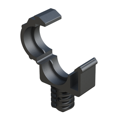 Clip clamp with anchor