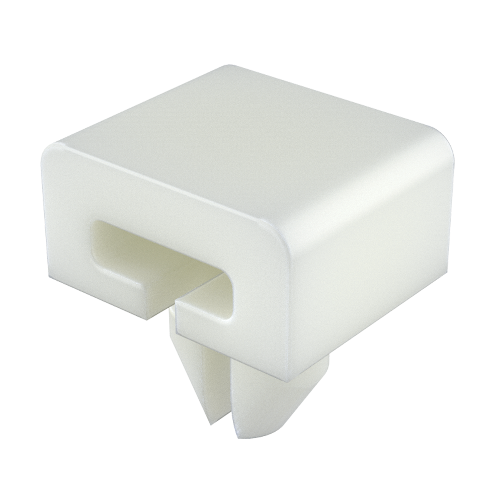 Our clip mounts are designed to securely connect a tie to a predrilled hole. Specially useful in applications where the back of the panel is inaccesible and a cable tie is required. The special head design allows fixing a cable tie. Choose the most convenient  cable tie from our group MB.