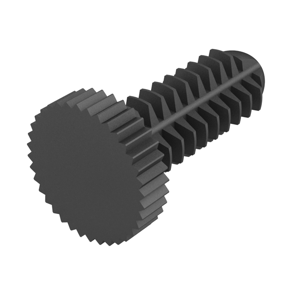 Spin clip - Unslotted knurled screw MCPEL