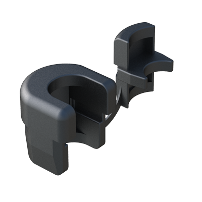 This strain relief bushing fastens and protects securely cables and wires. To install, the bushing hinged halves are simply folded over the wire or cable, this eliminates fatigue assembly steps. No special orientation or alignment is necessary (patented). This tough nylon bushing meets all Underwriters Laboratories stringent pull-out and temperature specifications, and meets Canadian Standards Association Requirements as it is molded of heat stabilized nylon UL94V2 black. Some references can be supplied in white colour, please contact us. Conventional strain relief pliers are applied to the specially designed gripped grooves and the bushing is inserted and locked in place in one smooth motion. Installation tools are available, see our family MHPA(manual), MHPB(manual and ergonomic), MHPC(pneumatic) o MHPD(pneumatic and ergonomic) from our group Miscellaneous.