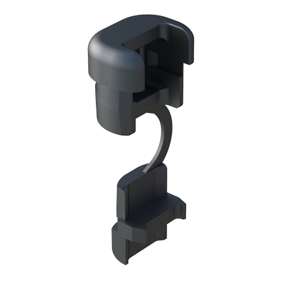 This strain relief bushing fastens and protects securely cables and wires. To install, the bushing hinged halves are simply folded over the wire or cable, this eliminates fatigue assembly steps. No special orientation or alignment is necessary (patented). This tough nylon bushing meets all Underwriters Laboratories stringent pull-out and temperature specifications, and meets Canadian Standards Association Requirements as it is molded of heat stabilized nylon UL94V2 black. Some references can be supplied in white colour, please contact us. Conventional strain relief pliers are applied to the specially designed gripped grooves and the bushing is inserted and locked in place in one smooth motion. Installation tools are available, see our family MHPA(manual), MHPB(manual and ergonomic), MHPC(pneumatic) o MHPD(pneumatic and ergonomic) from our group Miscellaneous.