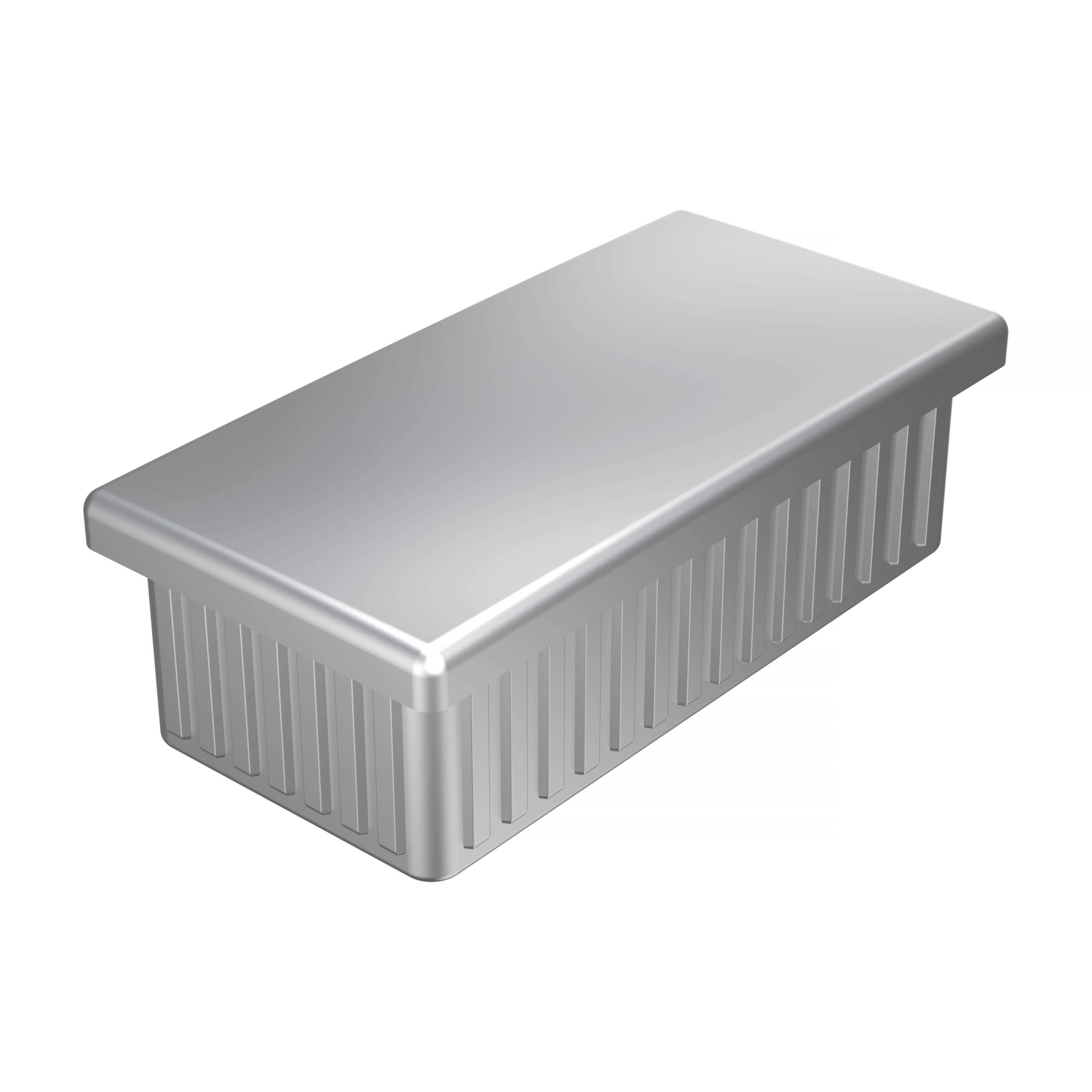 Our <b>rectangular chrome-plated</b> MTGL inserts are manufactured in <b>ABS</b>, an ideal material for the chrome-plating process to which this product family is subjected. <br><br> 
  
The <b>standard</b> galvanic treatment offers a high-quality aesthetic finish and is exclusively for <b>interior</b> use.<br><br> 
  
These plugs are available with the finish <i>Bright/polished chrome - Matte/satin chrome - Bright/polished nickel - Matte/satin nickel - Bright/polished gold - Matte/satin gold – Stainless Steel</i>, as well as with the option <b>personalization by laser engraving</b>.<br><br> 

If you want this same piece in ABS <b>black</b>, consult our family <b><a href=' https://www.iscsl.co.uk/rectangular-tube-insert-abs/mtglq/  'target='_top'>MTGLQ</a></b>.