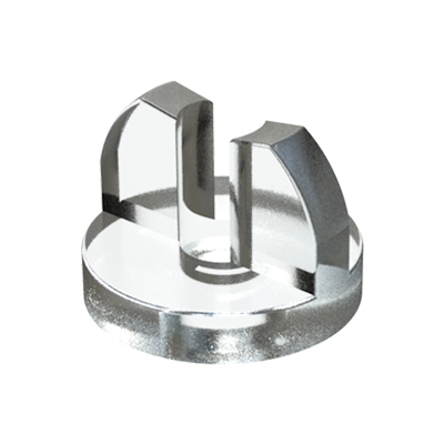 Our wing nuts are available in transparent, and they can be used with transparent polycarbonate screws.