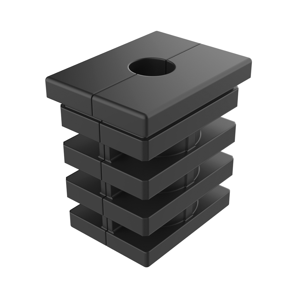 Expanding insert for rectangular tube SCAAB