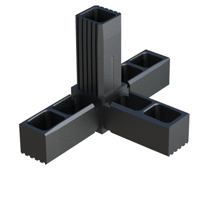 4 tubes C connector THCCU