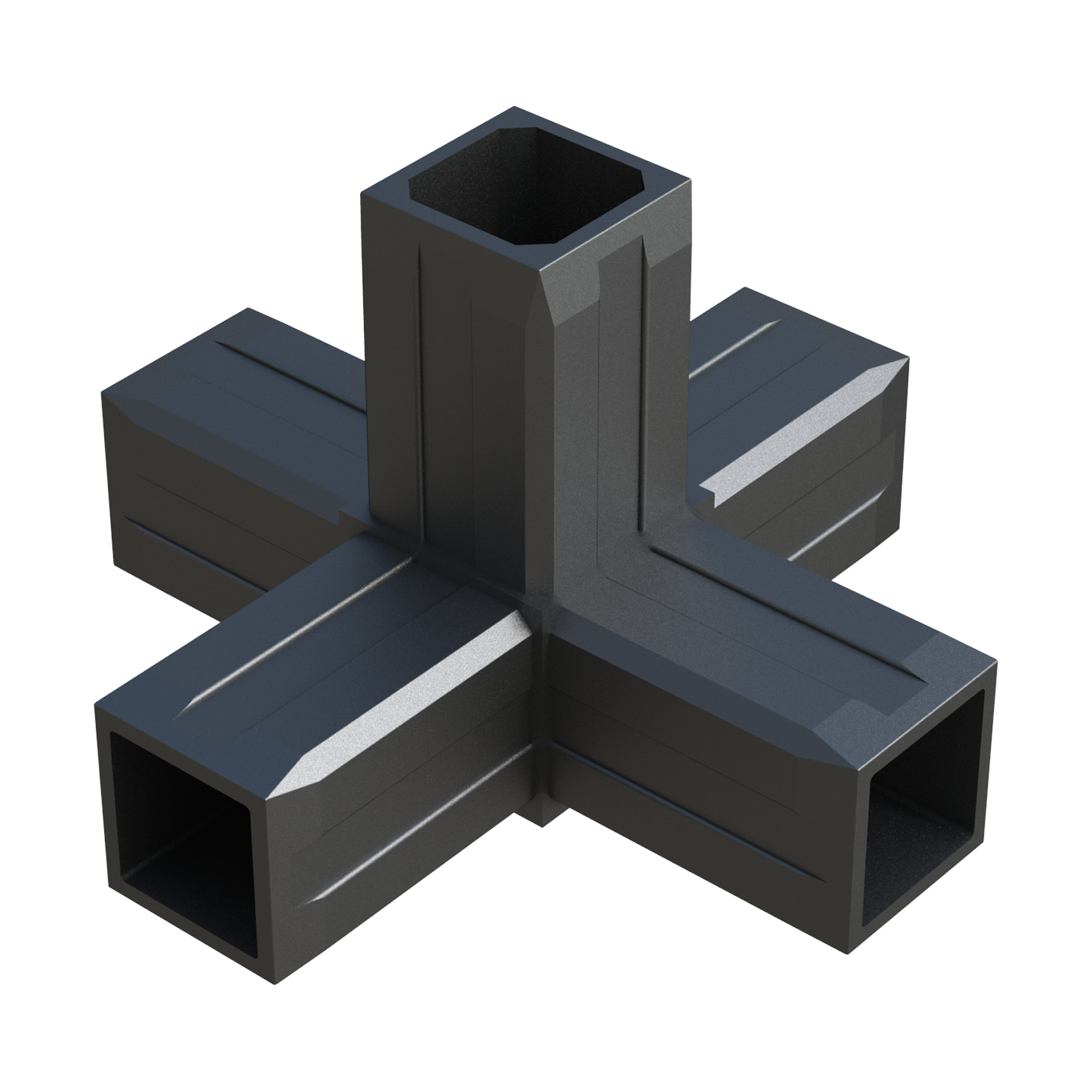 Connectors for square tubes ISC Plastic Parts