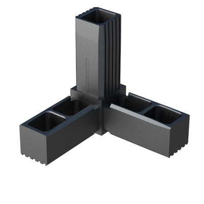 3 tubes Y connector THCYF